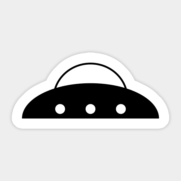 UFO Sticker by Wickedcartoons